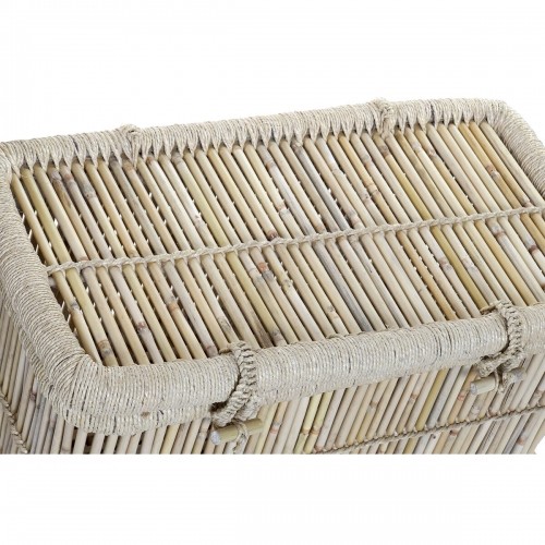Set of Chests DKD Home Decor 74 x 46 x 46 cm Rope Bamboo image 2