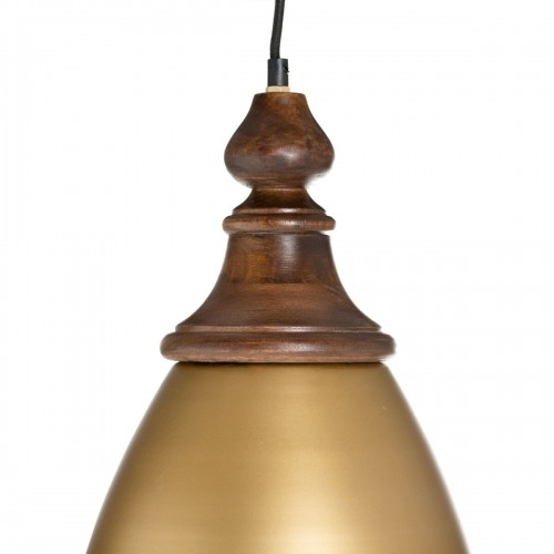 Bigbuy Home Потолочный светильник 21 x 21 x 37 cm Позолоченный Деревянный Железо image 2