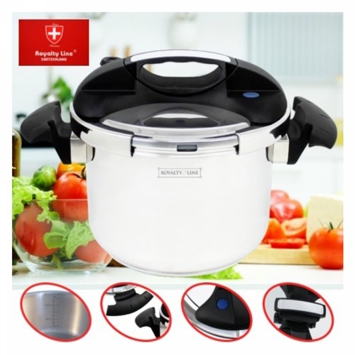 Royalty Line RL-PS4L: 4L Stainless Steel Pressure Cooker image 2