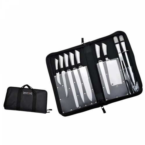 Royalty Line RL-K10HL: 10 Pieces Stainless Steel Knife Set with Carrying Case image 2