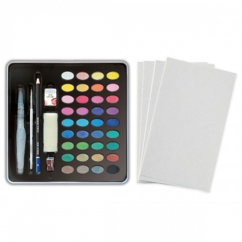 Watercolour paint set Alpino Color Experience 42 Pieces Multicolour image 2