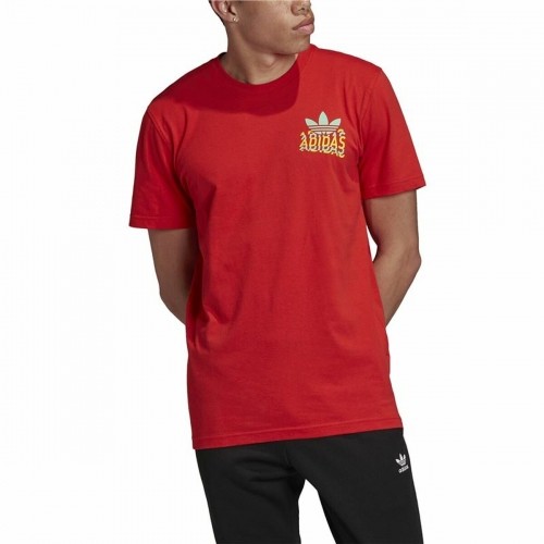 Men’s Short Sleeve T-Shirt Adidas Multifade  Red image 2