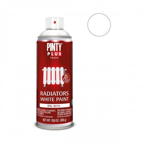 Spray paint Pintyplus Tech RAL 9010 400 ml Radiator White image 2