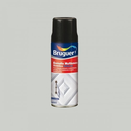 Synthetic enamel paint Bruguer 5197987 Spray Multi-use 400 ml Pearl Gray image 2