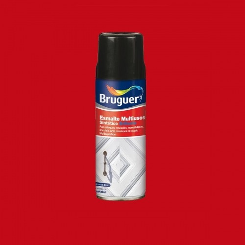 Synthetic enamel paint Bruguer 5197988 Spray Multi-use Vermillion Red 400 ml image 2