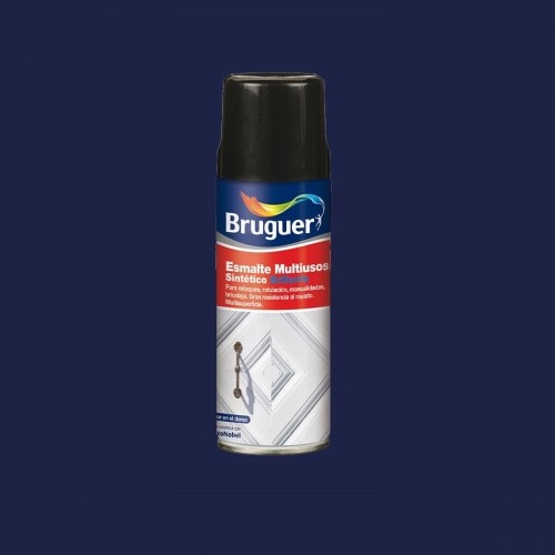 Synthetic enamel Bruguer 5197982 Spray Multilietošana 400 ml Kobalta zila krāsa Mirdzošs image 2