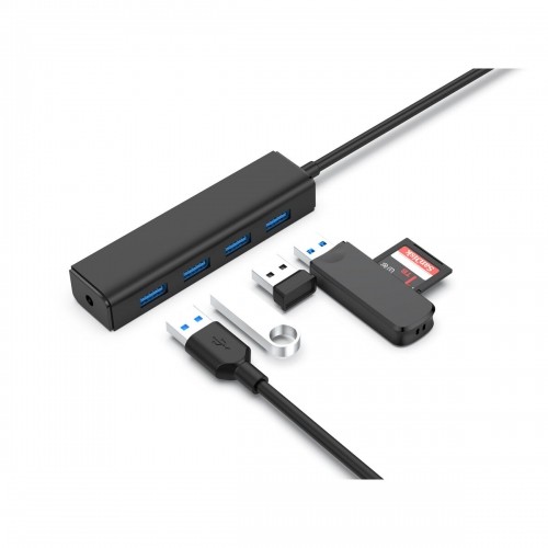 USB Hub Conceptronic CTC4USB3 Black image 2