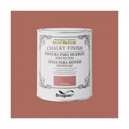 Paint Bruguer Rust-oleum Chalky Finish 5733893 Furniture Terracotta 750 ml image 2
