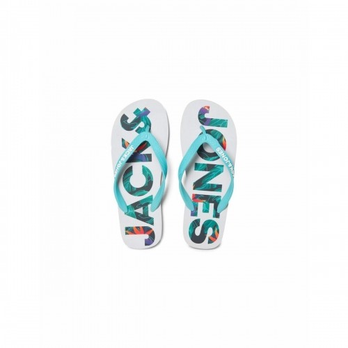 Pludmales sandales vīriešiem Jack & Jones FWLOGO PALM PRINT 12230642 Pelēks image 2