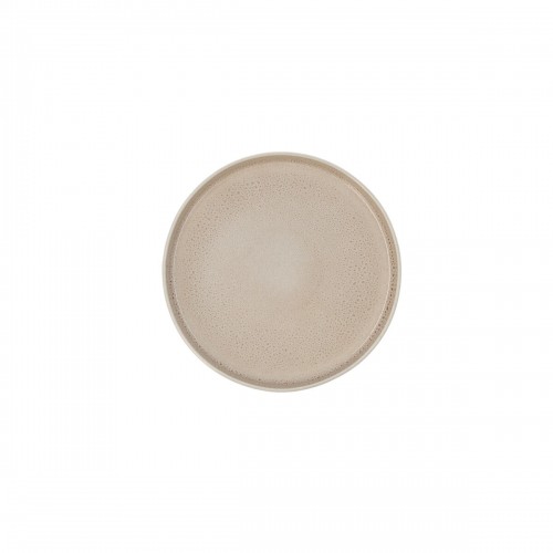 Flat plate Ariane Porous Ceramic Beige Ø 21 cm (4 Units) image 2