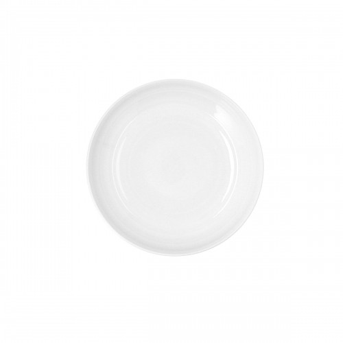 Deep Plate Ariane Artisan Ceramic White 25 cm (6 Units) image 2