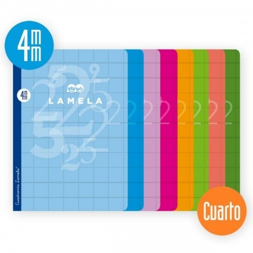 Notebook Lamela Multicolour Quarto (10 Pieces) image 2