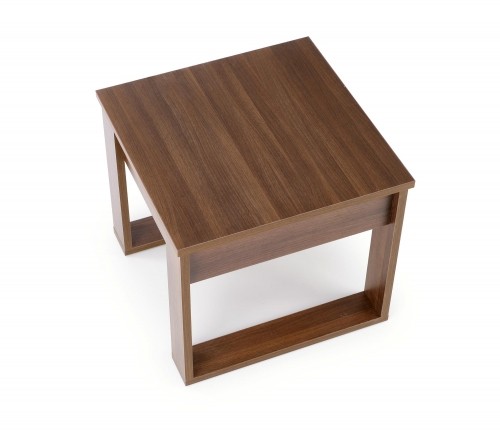 Halmar NEA SQUARE coffee table, dark walnut image 2