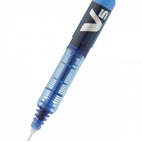 Šķidrās tintes pildspalva Pilot V-5 Zils 0,3 mm (12 gb.) image 2