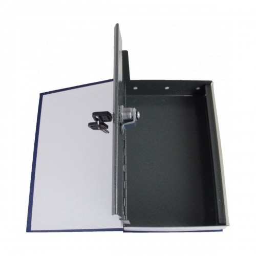 Safe deposit box in the shape of a book Bensontools 24 x 15,5 x 5,5 cm Melns Tērauds image 2