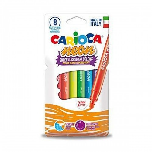 Набор флуоресцентных маркеров Carioca Neon Разноцветный (24 штук) image 2
