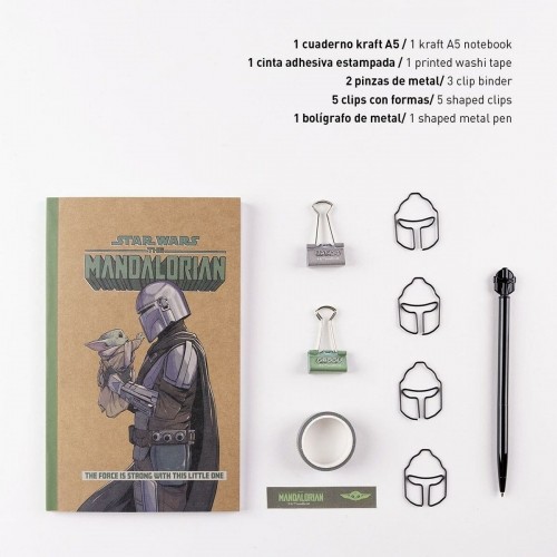 Stationery Set The Mandalorian 10 Pieces Green image 2