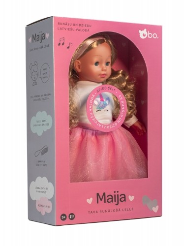 bo. Интерактивная кукла "Maija" (разговаривает на латышском языке), 40 см image 2