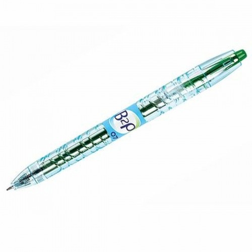 Gel pen Pilot B2P Green 0,4 mm (12 Units) image 2