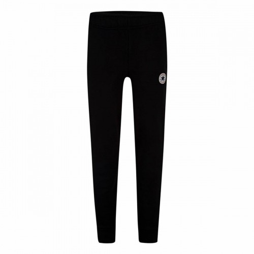 Children's Tracksuit Bottoms Converse Fleee Chuck Taylor Patch Jogger B Black Children image 2