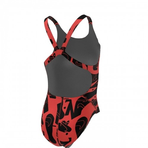 Swimsuit for Girls Nike Crimson Red image 2