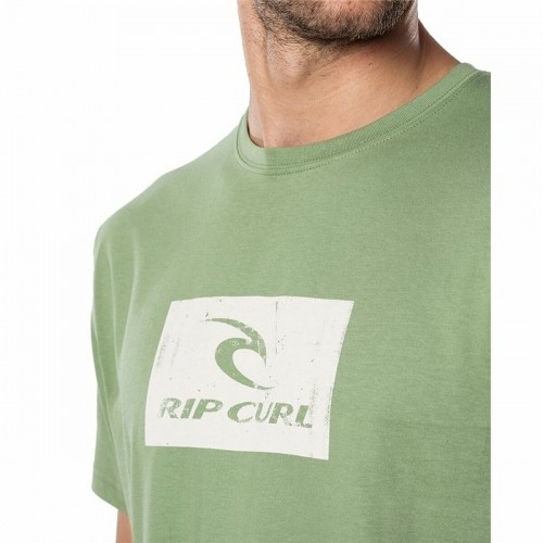 Men’s Short Sleeve T-Shirt Rip Curl Hallmark Green image 2