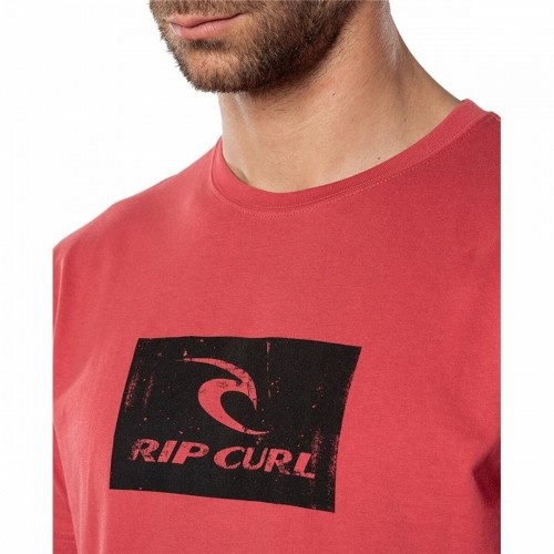 Men’s Short Sleeve T-Shirt Rip Curl Hallmark Red image 2