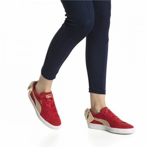 Women's casual trainers Puma Sportswear Suede Bow Varsity Red image 2