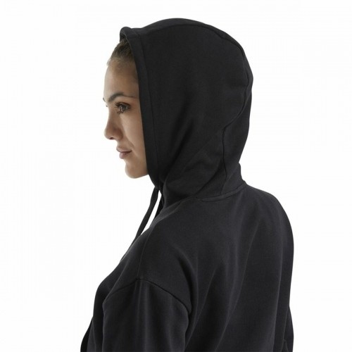 Women’s Hoodie Reebok Sportswear Cropped Black image 2