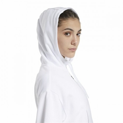 Women’s Hoodie Reebok Sportswear Cropped White image 2