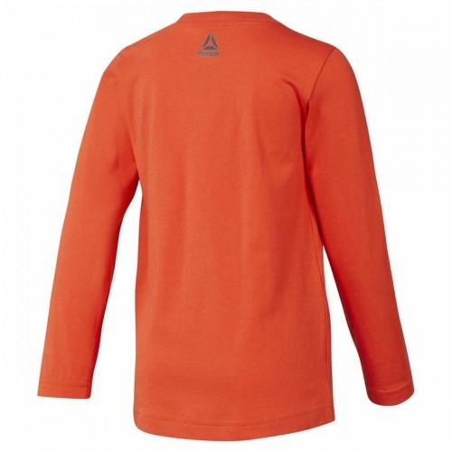 Children’s Long Sleeve T-Shirt Reebok Boys Training Essentials Orange image 2