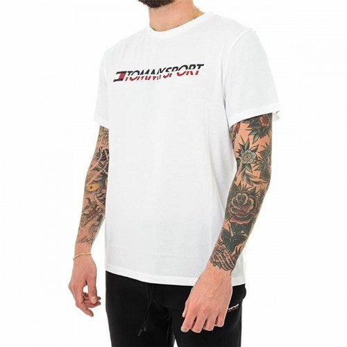 Men’s Short Sleeve T-Shirt Tommy Hilfiger Logo Chest White image 2