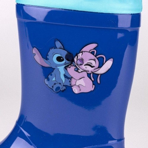Children's Water Boots Stitch Blue image 2