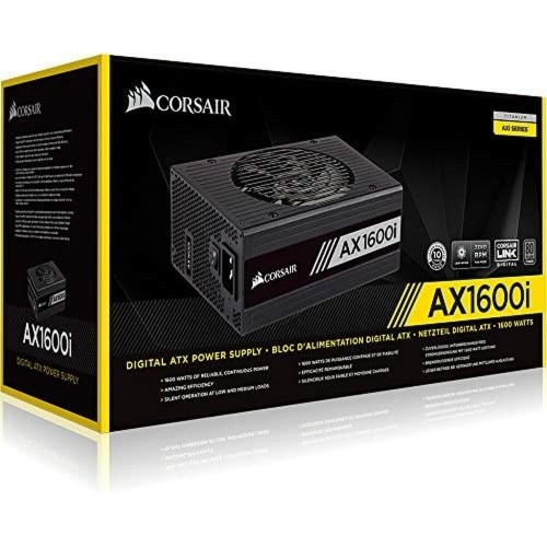 Источник питания Corsair AX1600i 1600 W модульная 80 PLUS Titanium Чёрный image 2