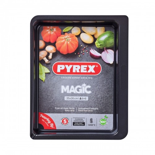 Форма для выпечки Pyrex Magic Прямоугольный Металл 35 x 26 cm 6 штук image 2