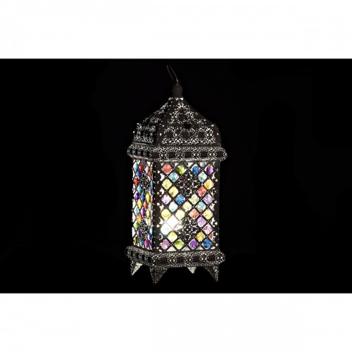 Galda lampa DKD Home Decor 18 x 18 x 46 cm Metāls Balts Daudzkrāsains 220 V 50 W image 2