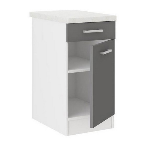 Kitchen furniture 40 x 47 x 82 cm Grey Melamin PVC image 2