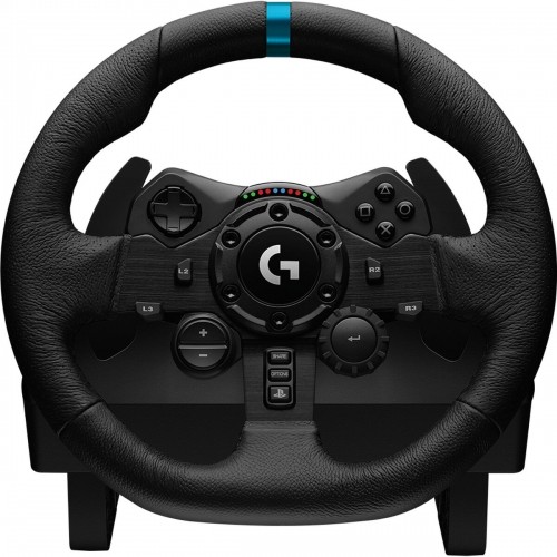 Steering wheel Logitech G923 Black PC PS4 PS5 image 2