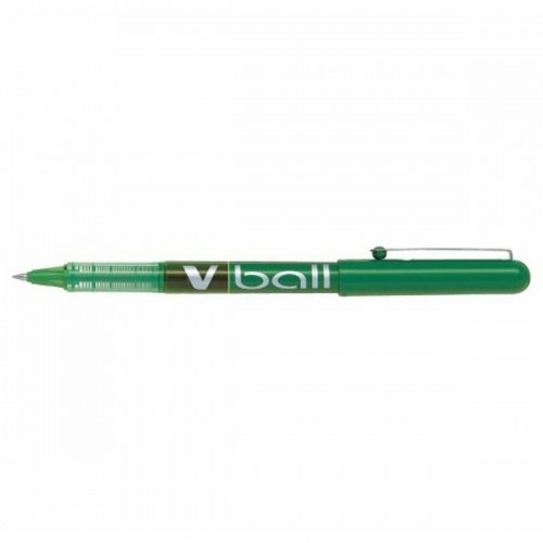 Roller Pen Pilot V Ball 0,7 mm Green (12 Units) image 2