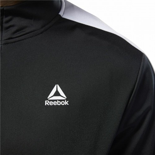 Vīriešu Sporta Jaka Reebok Essentials Linear Logo Melns image 2