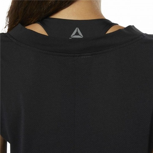 Women’s Short Sleeve T-Shirt Reebok Wor Supremium Detail Black image 2
