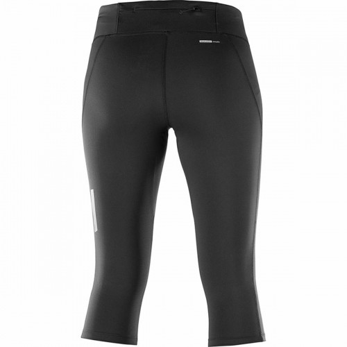 Sport leggings for Women Salomon Agile Mid Tight Black image 2