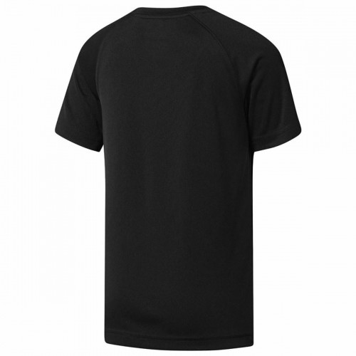 Child's Short Sleeve T-Shirt Reebok Wor Black image 2