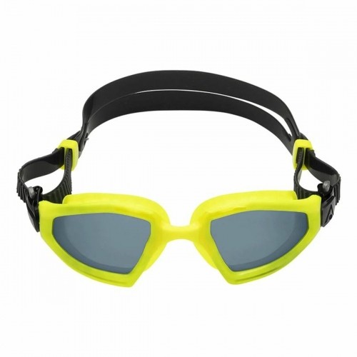 Adult Swimming Goggles Aqua Sphere Kayenne Pro Dark Yellow Black One size image 2