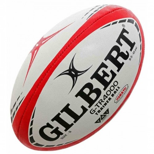 Rugby Ball Gilbert G-TR4000 White 28 cm Red image 2