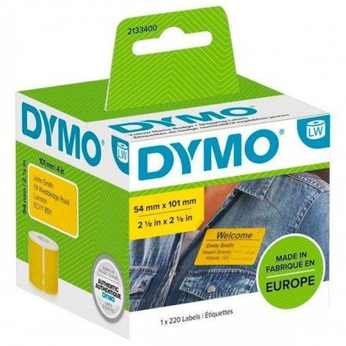 Roll of Labels Dymo 2133400 Yellow Black/Yellow image 2