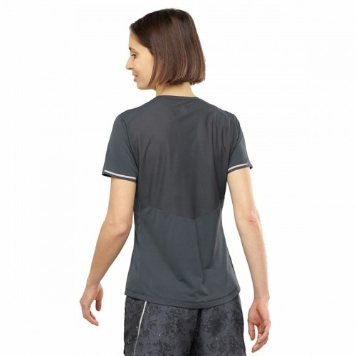 Women’s Short Sleeve T-Shirt Salomon Agile Dark grey image 2