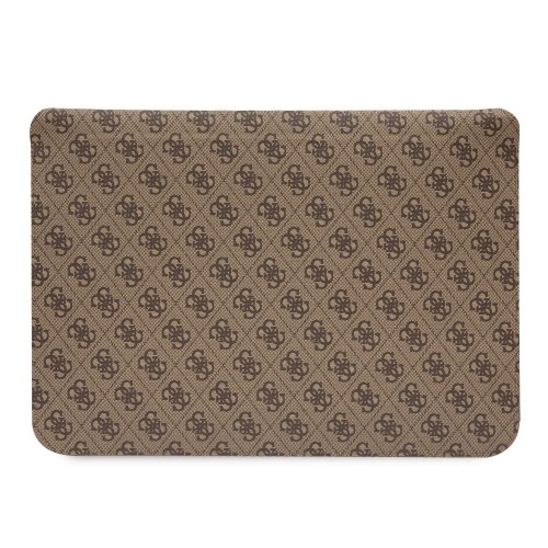 Guess PU 4G Printed Stripes Computer Sleeve 13|14" Brown image 2