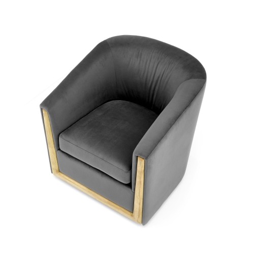 Halmar ENRICO leisure chair, grey image 2