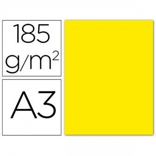 Картонная бумага Iris Флюоресцентный 29,7 x 42 cm Жёлтый (50 штук) image 2